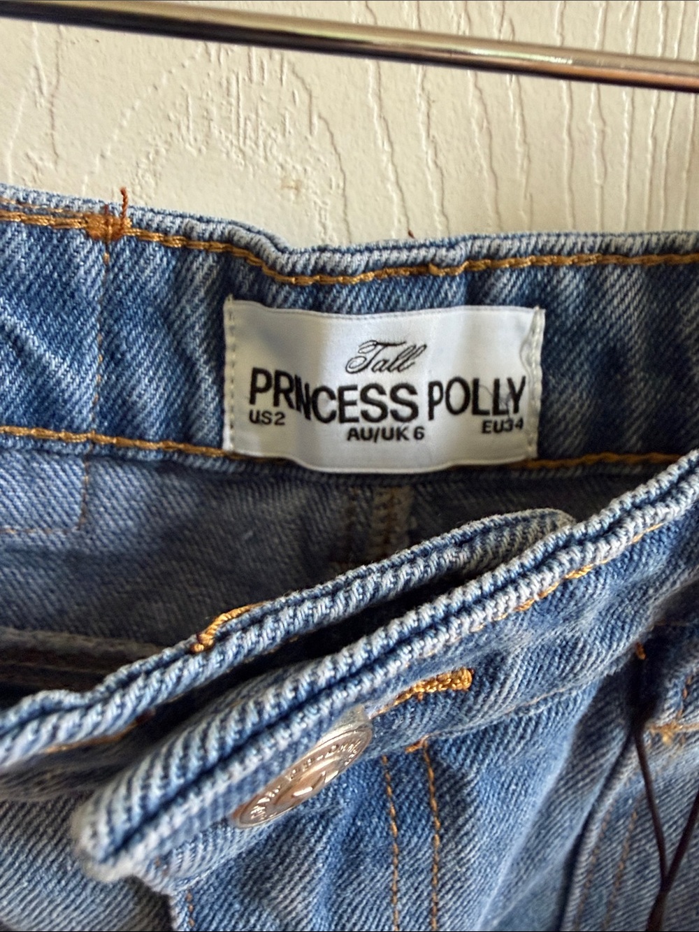 NWT Princess Polly Tall denim mini skirt - Picture 5 of 6